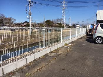 リフォーム　潮来市　フェンス