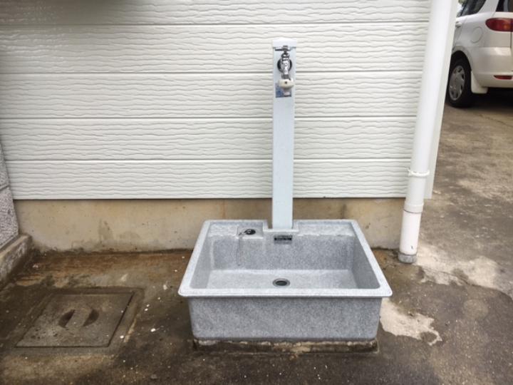 鹿嶋市　修理　外流し交換