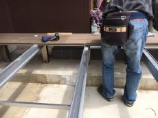 潮来　鹿嶋　組立　ウッドデッキ