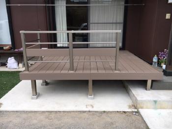 鹿嶋　潮来　組立　ウッドデッキ