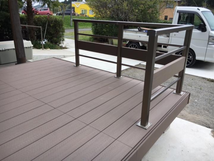 組立　潮来　鹿嶋　ウッドデッキ