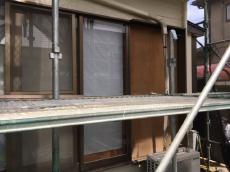 玄関　塗装　リフォーム　修理　神栖市