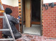 リフォーム　玄関　修理　塗装　神栖市