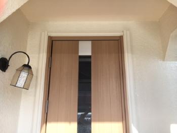 神栖市　リフォーム　塗装　玄関　修理