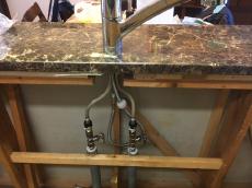 カウンター　キッチン　潮来市　交換　リフォーム