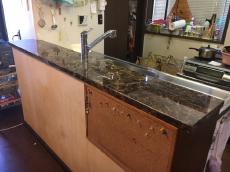 キッチン　交換　リフォーム　カウンター　潮来市