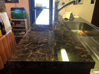 潮来市　キッチン　交換　カウンター　リフォーム