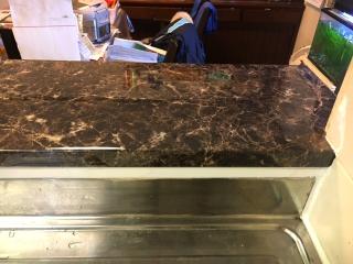 カウンター　交換　キッチン　リフォーム　潮来市