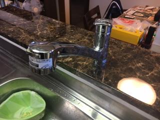 リフォーム　キッチン　カウンター　潮来市　交換