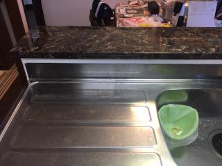 キッチン　カウンター　交換　潮来市　リフォーム