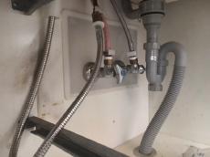 洗面化粧台　リフォーム　潮来市　取替