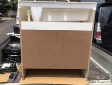 潮来市　洗面化粧台　取替　リフォーム