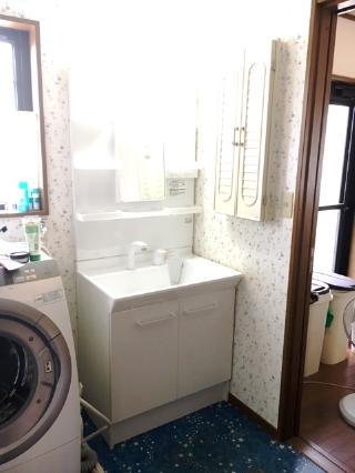 取替　潮来市　リフォーム　洗面化粧台