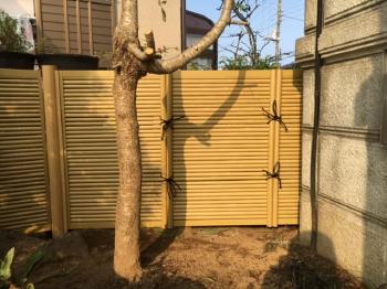 鹿嶋市　リフォーム　フェンス　取替工事