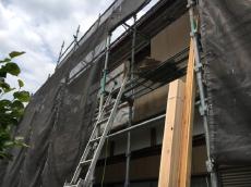 ベランダ　成田市　テラス　雨樋　リフォーム