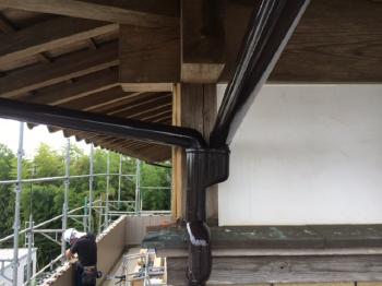 成田市　テラス　ベランダ　リフォーム　雨樋