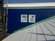 鹿嶋市　ベランダ　塗装　外壁塗装　潮来市　リフォーム