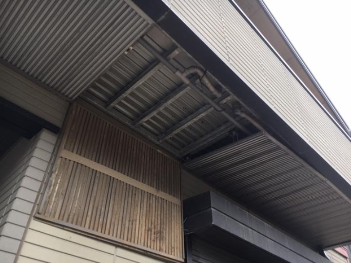 リフォーム　古河市　潮来市　鹿嶋市　ベランダ　排水修理