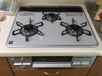 行方市　キッチンリフォーム　古河市　コンロ　交換　潮来市　鹿嶋市