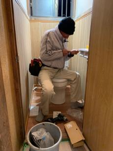 フローリング　補強　トイレ　手摺　補修　鹿嶋市　リフォーム　潮来市　廊下