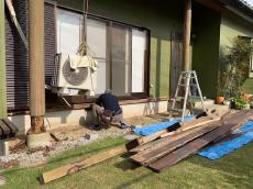 ウッドデッキ 鹿嶋市 組立 リフォーム 潮来市 取替