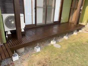 リフォーム ウッドデッキ 潮来市 組立 取替 鹿嶋市